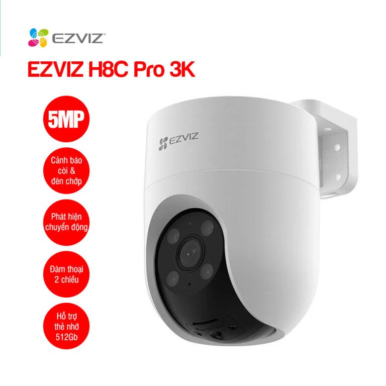 Camera WiFi EZVIZ H8C Pro 3K [Quay quét thông minh]
