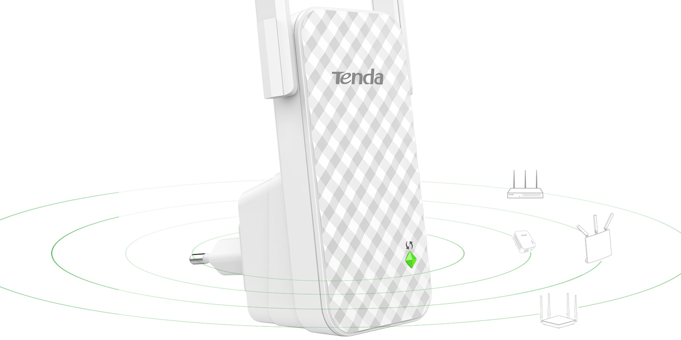 Bộ kích sóng Wifi Tenda A9 Wireless N300Mbps