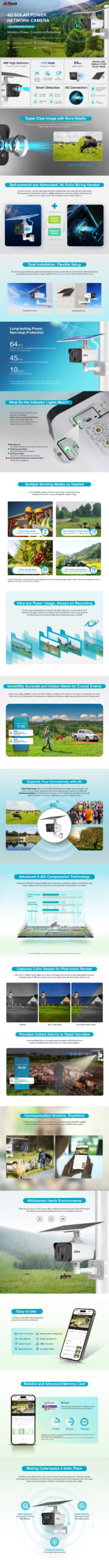 Camera IP 4G 4MP DAHUA DH-IPC-HFW2441DG-4G-SP-B