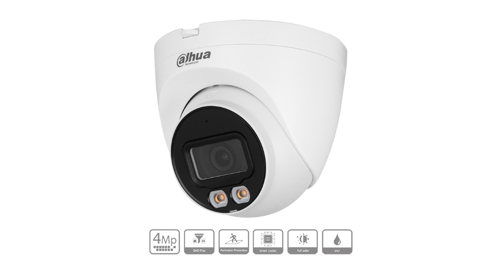 Camera IP 4MP Dome DAHUA DH-IPC-HDW2449T-S-LED– Độ phân giải 4 MP (2688× 1520)@20 fps – Chuẩn nén hình ảnh H.265+/H.264+ – Ống kính cố định 2.8mm – Tầm xa đèn led 30m – Chống ngược sáng WDR(120dB) – Tích hợp mic – Hỗ trợ khe cắm thẻ nhớ lên đến 256GB – Tiêu chuẩn IP67 – Chất liệu vỏ kim loại + nhựa. Có đế lắp đặt nhanh