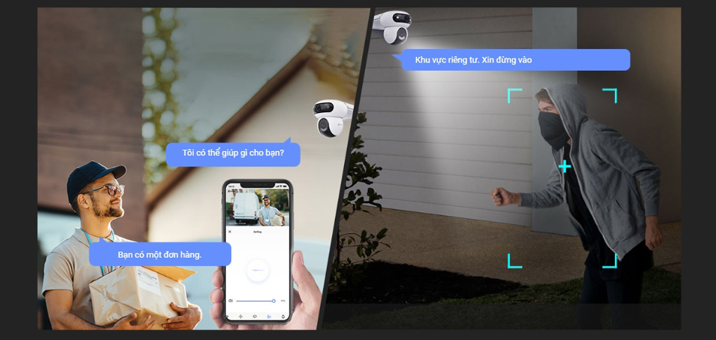Camera mắt kép quay quét EZVIZ H90 Dual (2K+ & 2K+) 6 Camera mắt kép quay quét EZVIZ H90 Dual (2K+ & 2K+)