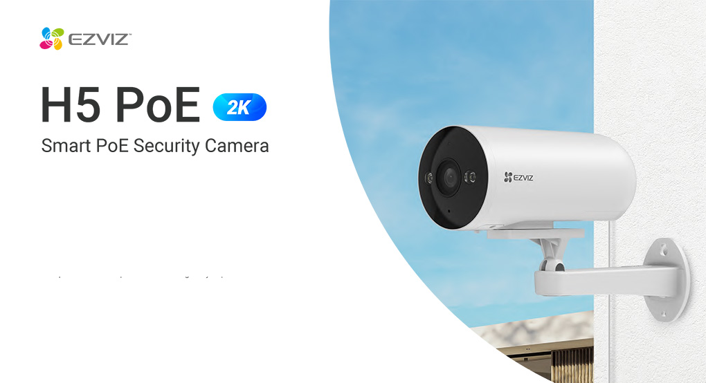 Camera ngoài trời EZVIZ H5 PoE 2K