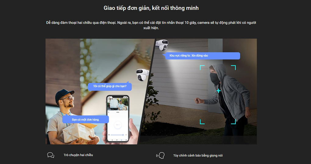 Camera pin sạc EZVIZ HB90 Dual 2K+