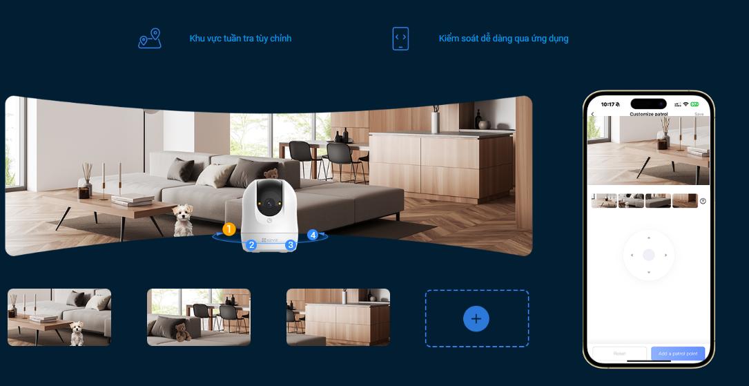 Camera trong nhà EZVIZ C6N G1 4K Ultra HD