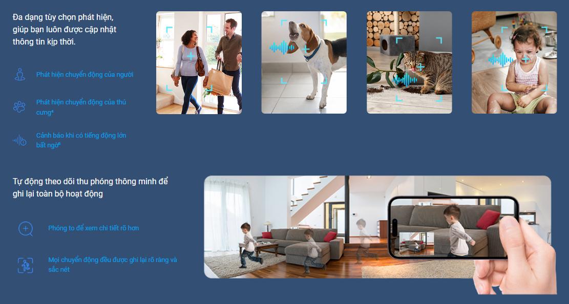 Camera trong nhà EZVIZ C6N G1 4K Ultra HD