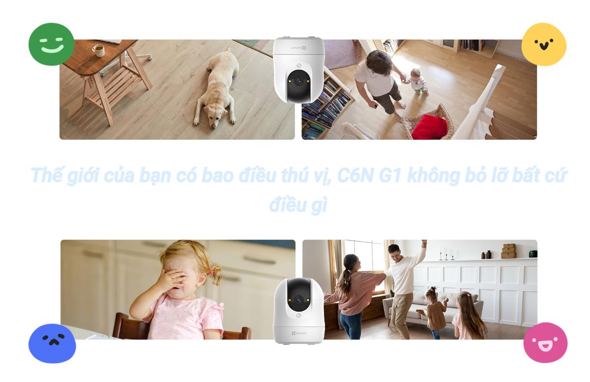 Camera trong nhà EZVIZ C6N G1 4K Ultra HD