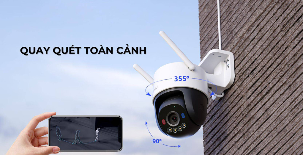 Camera Wifi iMOU Cruiser SC 2K 3MP (IPC-K7FP-3H0WE), quay quét 360 độ