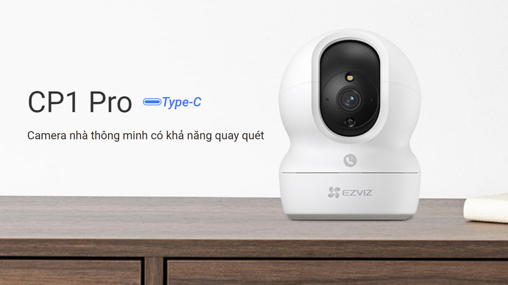 Camera WiFi quay quét thông minh EZVIZ CP1 Pro 1080P