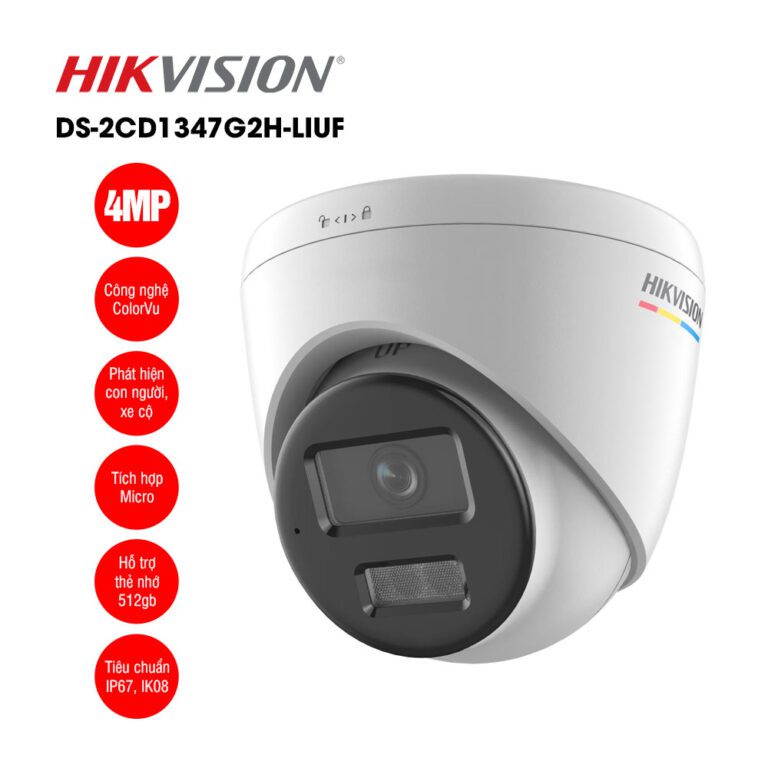 Camera IP 4MP bán cầu HIKVISION DS-2CD1347G2H-LIUF