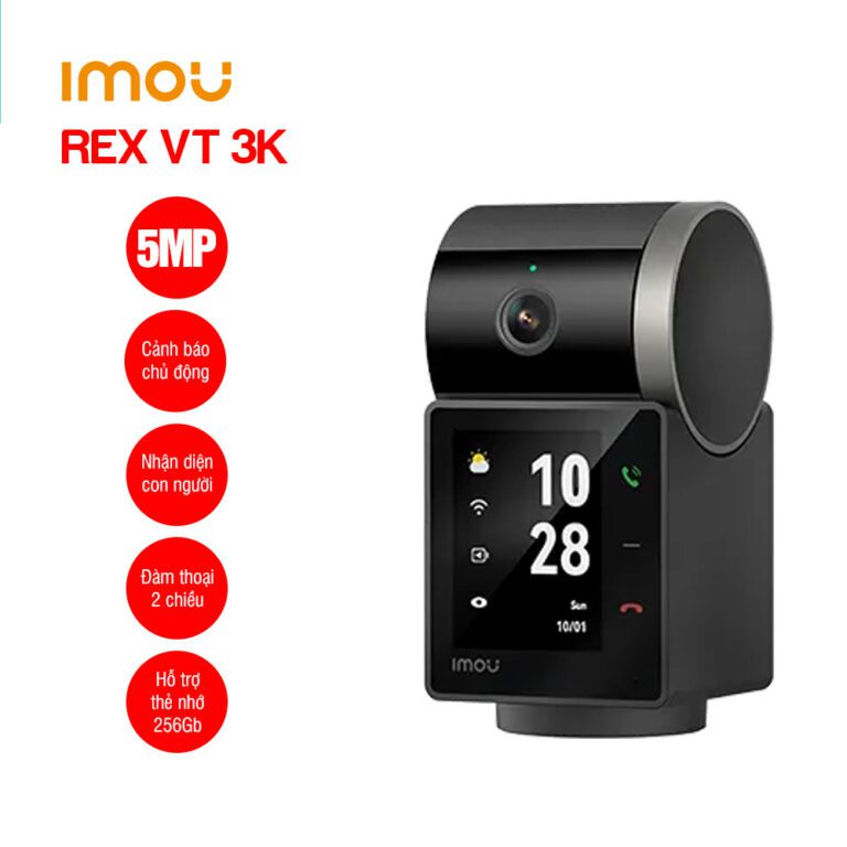 Camera Wifi iMOU REX VT 3K IPC-S2VP-5M0WR [Gọi Video 2 Chiều]