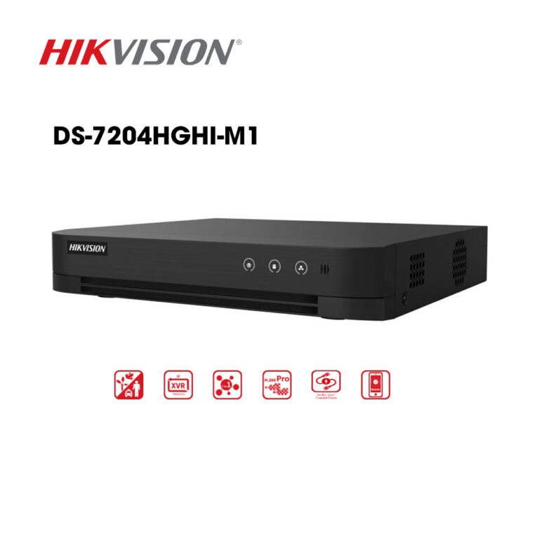 Đầu ghi hình 4 kênh Turbo HD 5 Hikvision DS-7204HGHI-M1