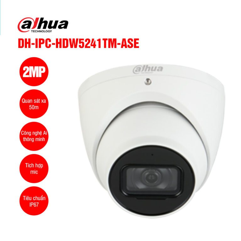 Camera IP 2MP DAHUA DH-IPC-HDW5241TM-ASE