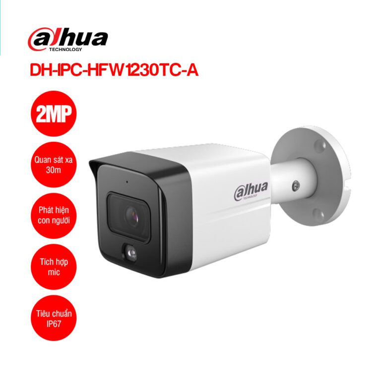 Camera IP 2MP DAHUA DH-IPC-HFW1230TC-A