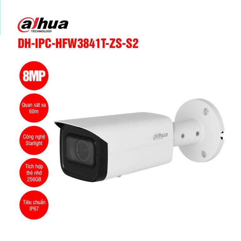 Camera IP 8MP DAHUA DH-IPC-HFW3841T-ZS-S2