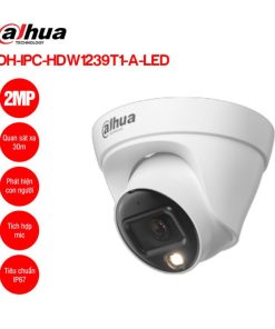 Camera IP Full Color 2MP DAHUA DH-IPC-HDW1239T1-A-LED