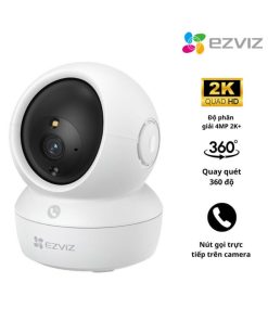 Camera WiFi 4MP quay quét, gọi qua app EZVIZ H6c Pro 2K+