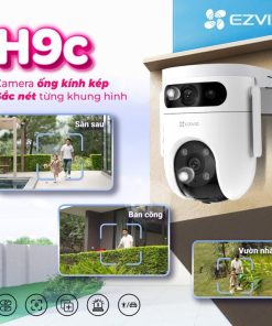 Alternative view of Camera WiFi quay quét, ống kính kép EZVIZ H9c (5MP+5MP)
