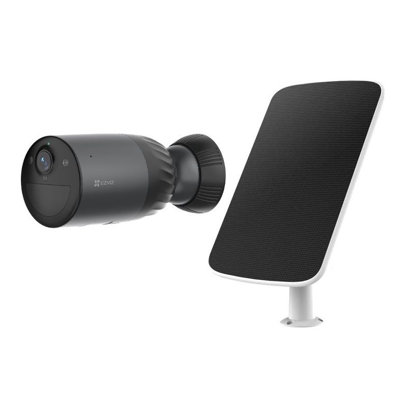 Combo camera dùng pin Ezviz BC1C 4K + tấm sạc năng lượng mặt trời F 1 Combo camera dùng pin Ezviz BC1C 4K + tấm sạc năng lượng mặt trời F
