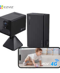 Camera pin sạc EZVIZ CB2 4G Kit 2K