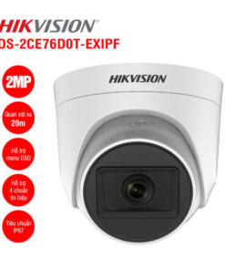 Camera HDTVI 2MP HIKVISION DS-2CE76D0T-EXIPF