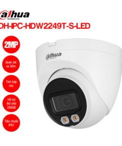 Camera IP 2MP Dome DAHUA DH-IPC-HDW2249T-S-LED