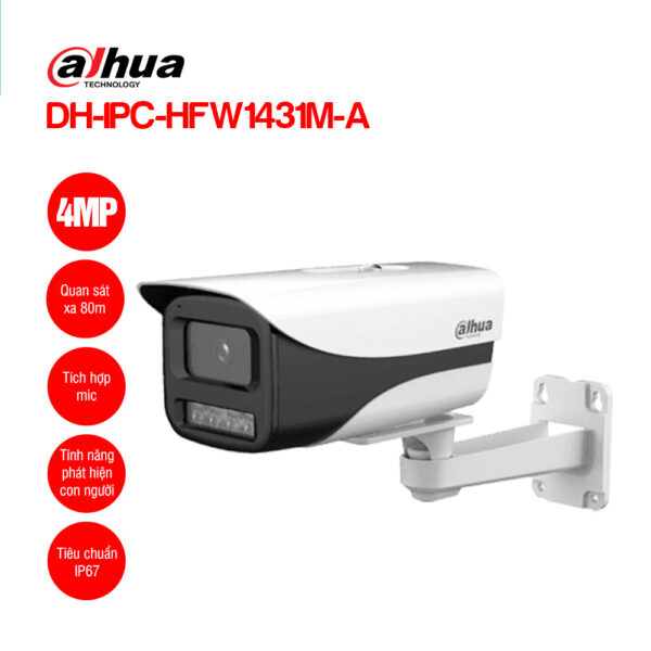 Camera IP 4MP DAHUA DH-IPC-HFW1431M-A 1 Camera IP 4MP DAHUA DH-IPC-HFW1431M-A