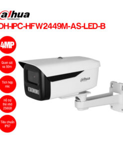 Camera IP 4MP DAHUA DH-IPC-HFW2449M-AS-LED-B