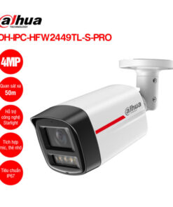 Camera IP 4MP WizColor DAHUA DH-IPC-HFW2449TL-S-PRO