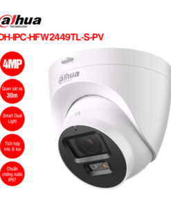 Camera IP 4MP Dome DAHUA DH-IPC-HDW2449T-S-PV