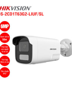 Camera IP 6MP Hikvision DS-2CD1T63G2-LIUF/SL