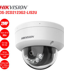 Camera IP Dome 2MP Hikvision DS-2CD2123G2-LIS2U