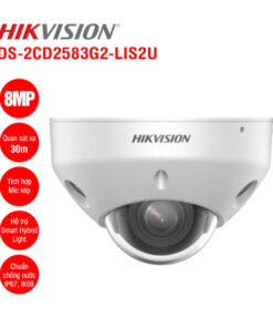 Camera IP Dome 8MP Hikvision DS-2CD2583G2-LIS2U