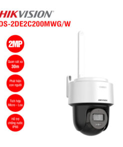 Camera IP Mini PT 2MP HIKVISION DS-2DE2C200MWG/W