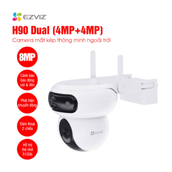 Camera mắt kép quay quét EZVIZ H90 Dual (2K+ & 2K+) 1 Camera mắt kép quay quét EZVIZ H90 Dual (2K+ & 2K+)