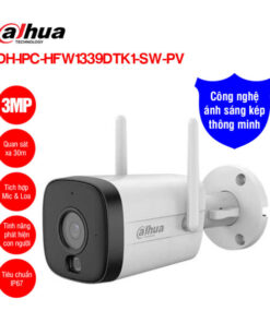 Camera Wifi 3MP Dahua DH-IPC-HFW1339DTK1-SW-PV