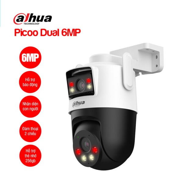 Camera Wifi DAHUA Picoo Dual D1 6MP (DH-P3D-3F-PV) 1 Camera Wifi DAHUA Picoo Dual D1 6MP (DH-P3D-3F-PV)