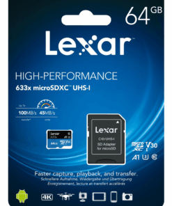 Thẻ nhớ giám sát Micro SD 64GB Lexar LSDMI64GBB633A Class 10