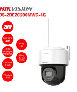 Camera IP Mini PT 2MP, 4G HIKVISION DS-2DE2C200MWG-4G