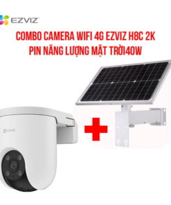 Combo camera 4G EZVIZ H8C 2K + Pin NLMT 40W