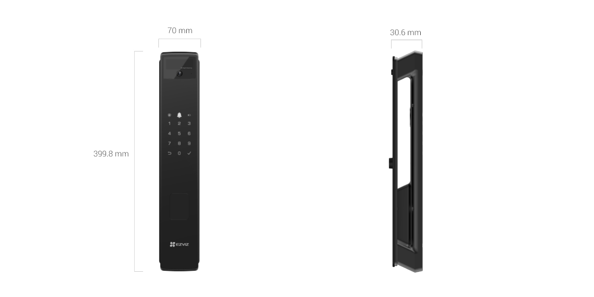 Khóa cửa thông minh Ezviz Y3000FVP Plus 3 Khóa cửa thông minh Ezviz Y3000FVP Plus - Ảnh 3