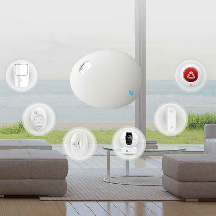Bộ trung tâm báo động có kết nối internet/3G EZVIZ A1S 2 Bộ trung tâm báo động có kết nối internet/3G EZVIZ A1S - Ảnh 2