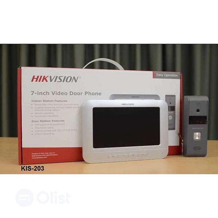 Bộ chuông hình màu Analog HIKVISION DS-KIS203T 2 Bộ chuông hình màu Analog HIKVISION DS-KIS203T - Ảnh 2