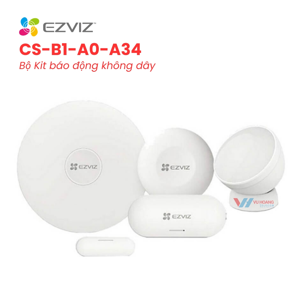 Bộ Kit báo động Ezviz CS-B1-A0-A34 1 Bộ Kit báo động Ezviz CS-B1-A0-A34