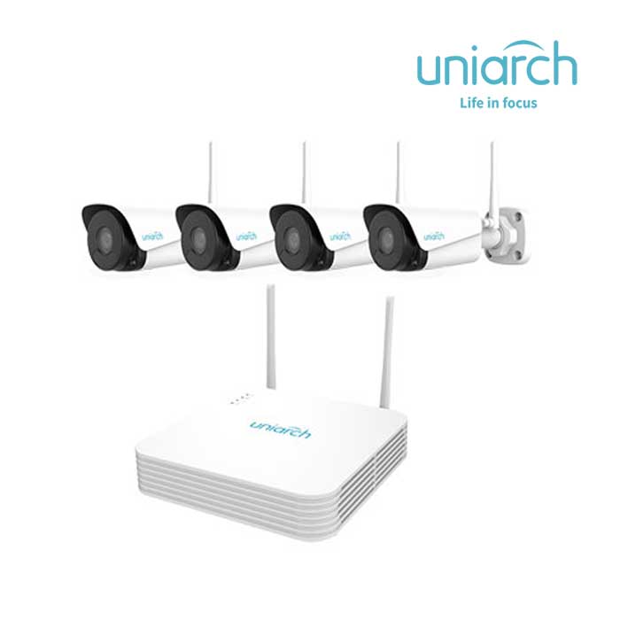 Bộ Kit Camera IP Wifi 2MP UNIARCH NVR-104LS-W/IPC-B112-F40W 1 Bộ Kit Camera IP Wifi 2MP UNIARCH NVR-104LS-W/IPC-B112-F40W