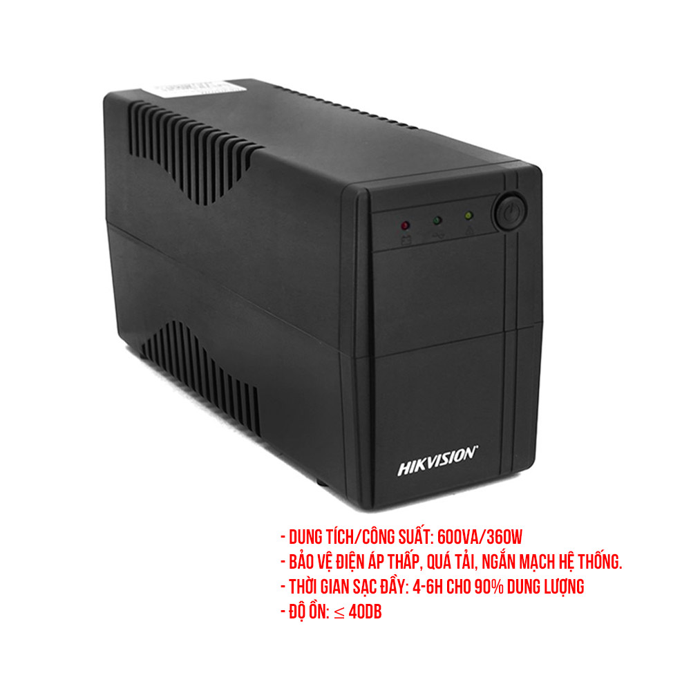 Bộ lưu điện UPS Hikvision DS-UPS600 1 Bộ lưu điện UPS Hikvision DS-UPS600