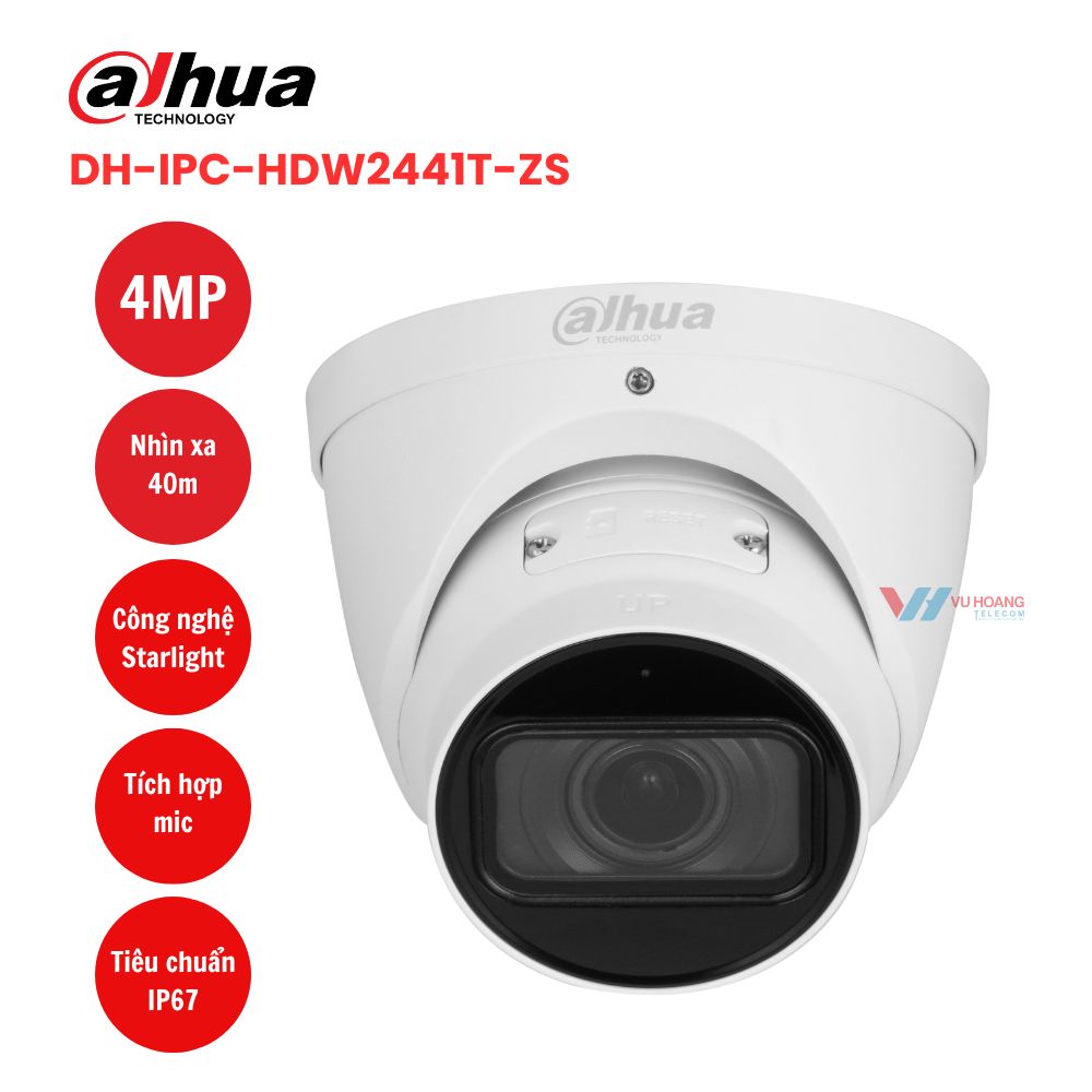 Camera IP 4MP DAHUA DH-IPC-HDW2441T-ZS 1 Camera IP 4MP DAHUA DH-IPC-HDW2441T-ZS