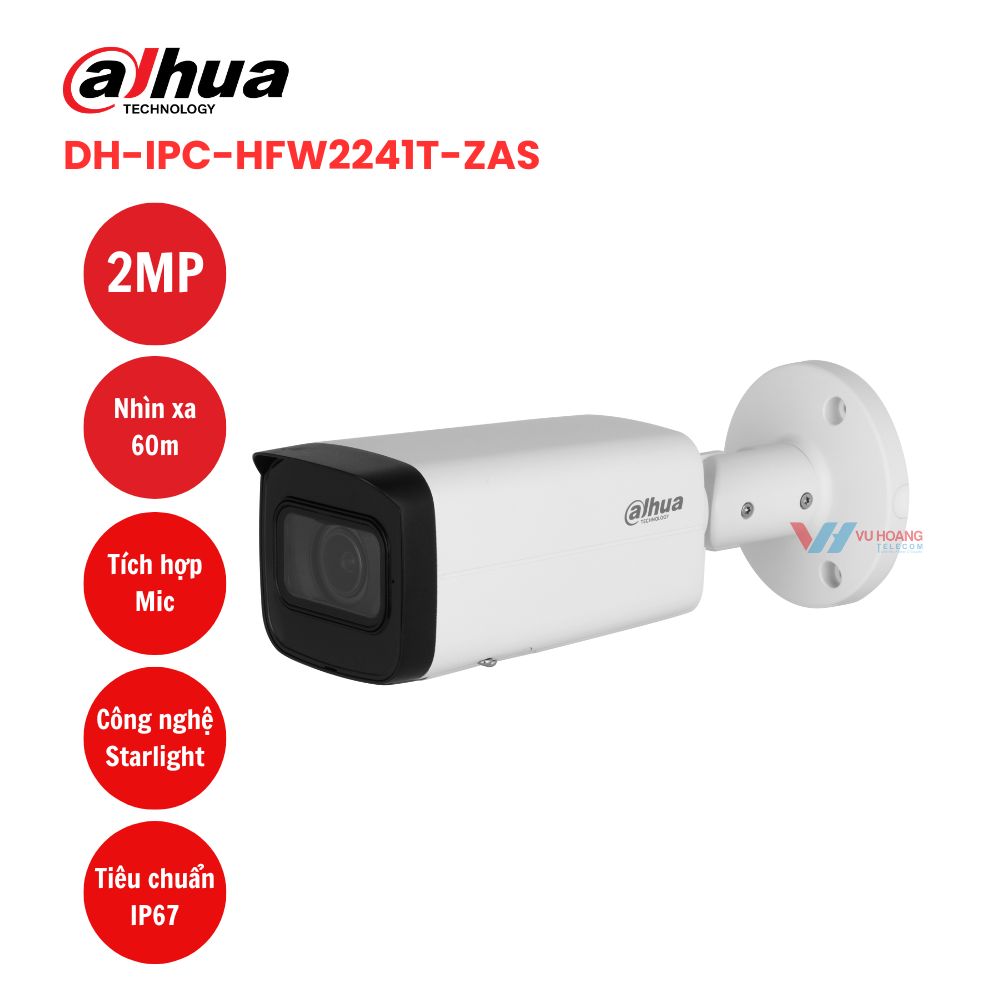 Camera IP 2MP DAHUA DH-IPC-HFW2241T-ZAS 1 Camera IP 2MP DAHUA DH-IPC-HFW2241T-ZAS