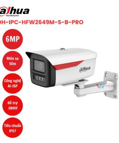 Camera IP 6MP DAHUA DH-IPC-HFW2649M-S-B-PRO (Có mic)