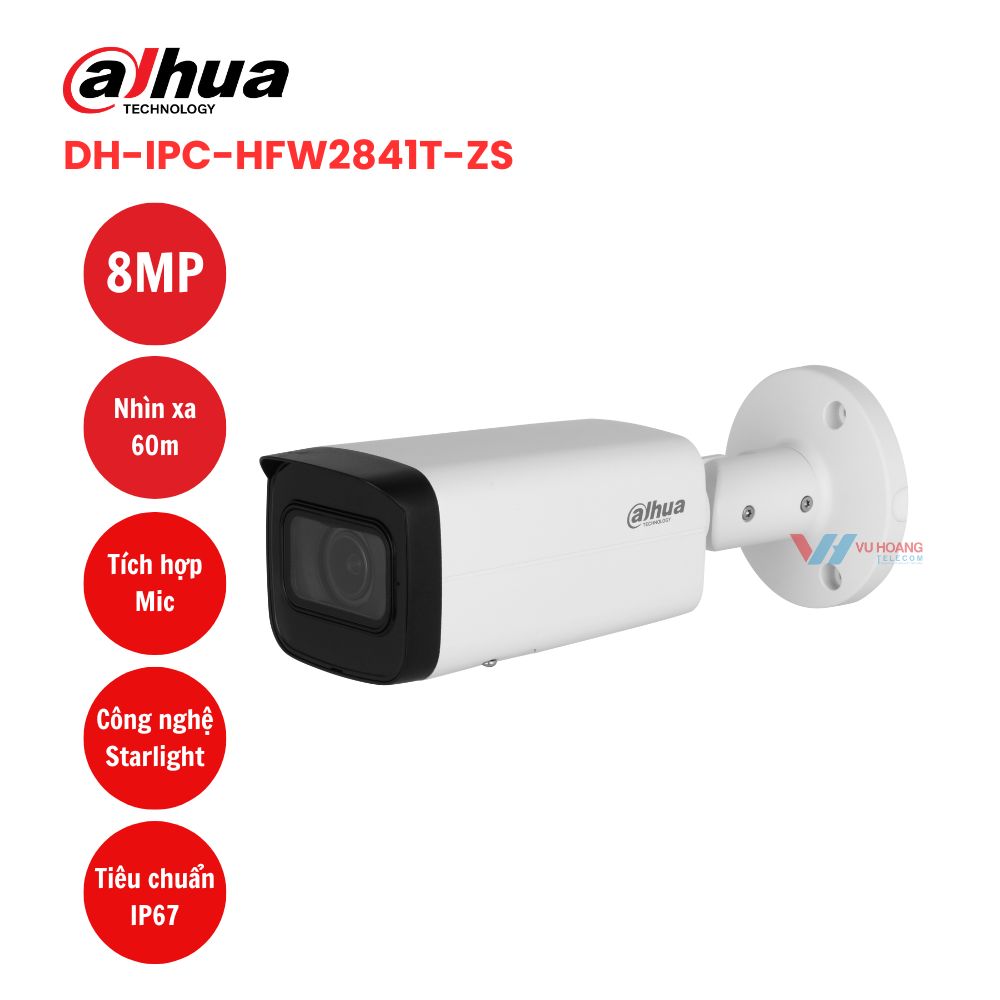 Camera IP 8MP DAHUA DH-IPC-HFW2841T-ZS 1 Camera IP 8MP DAHUA DH-IPC-HFW2841T-ZS