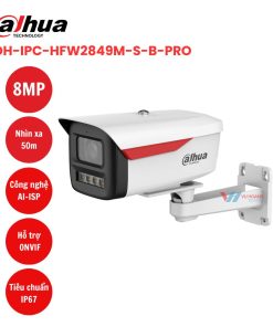 Camera IP 8MP DAHUA DH-IPC-HFW2849M-S-B-PRO (Có mic)